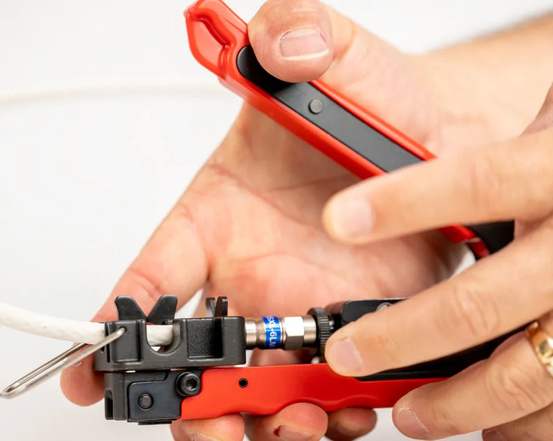 JONARD | 360° Compression Tool for Long RG6, & RG11 Style F Connectors | #CTF-360XL