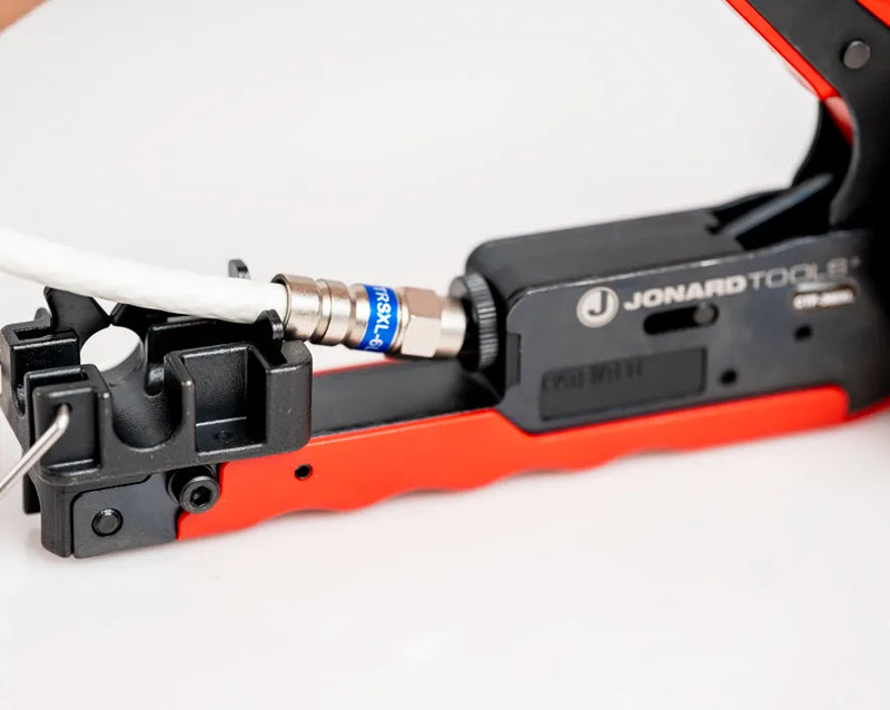 JONARD | 360° Compression Tool for Long RG6, & RG11 Style F Connectors | #CTF-360XL