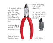 JONARD | Diagonal Crushing Slitting Pliers | #DIABVNOTCH