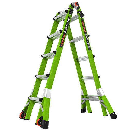 Dark Horse 2.0 Fiberglass Articulated Ladder, Type IA, 300lb Load Capacity, Model 22 | #16122-001