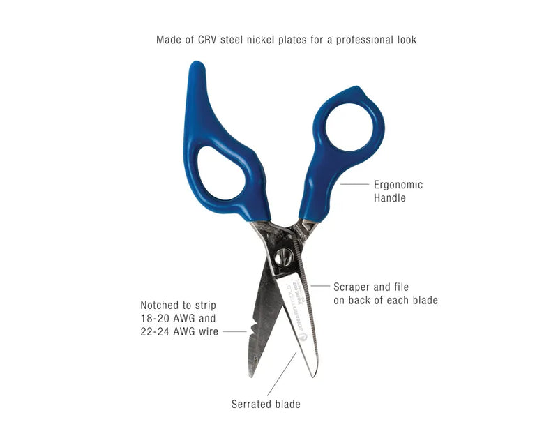 JONARD | Ergonomic Electrician's Scissors | #ES-1964ERG