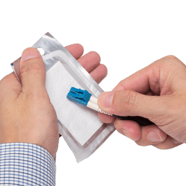 Sticklers | CleanWipes Singles Outdoor Fiber Optic Wipes | #FA1