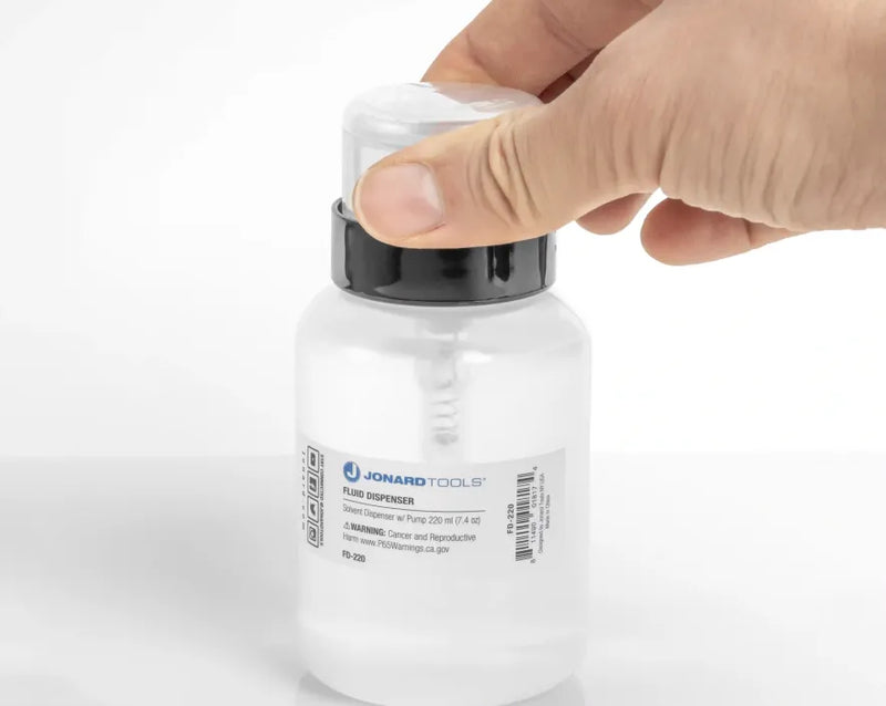 JONARD | Fluid Dispenser for Fiber Cleaning, 220ml | #FD-220