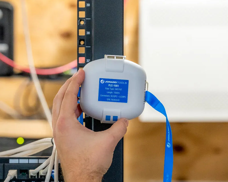 JONARD | Singlemode Fiber Optic Launch Cable, 1000 m, SC/UPC-LC/UPC | #FLC-1001