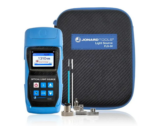JONARD | Optical Light Source with FC/LC/SC Adapters for PC/UPC Connectors | #FLS-50
