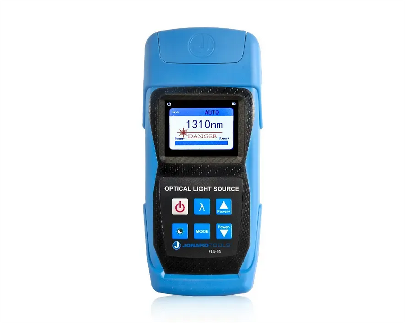 JONARD | Multi-mode & Single-mode Fiber Optic Light Source with FC/LC/SC (PC/UPC) Adapters | #FLS-55
