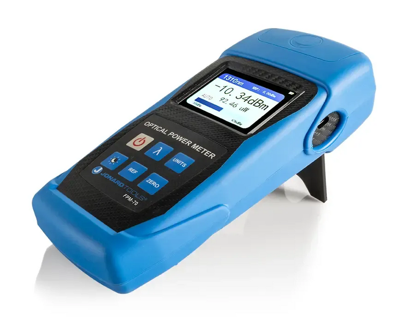 JONARD | Fiber Optic Power Meter (-70 to +6 dBm) with FC/SC/LC Adapters | #FPM-70