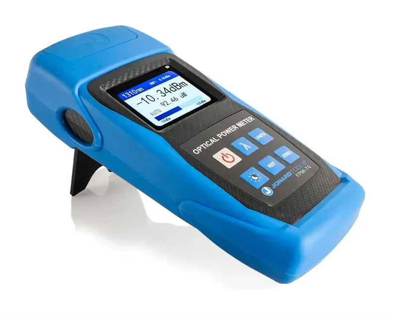 JONARD | Fiber Optic Power Meter (-70 to +6 dBm) with FC/SC/LC Adapters | #FPM-70