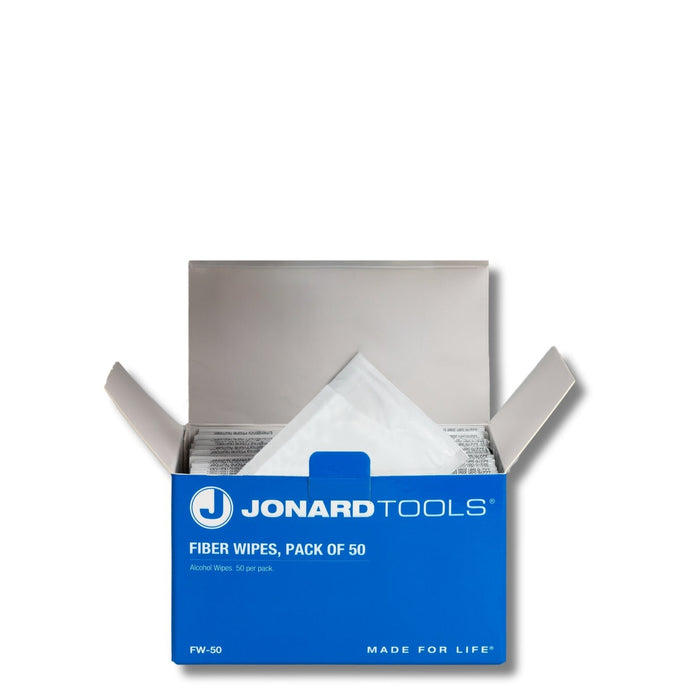 JONARD | Fiber Wipes, Wet (Pack of 50) | #FW-50