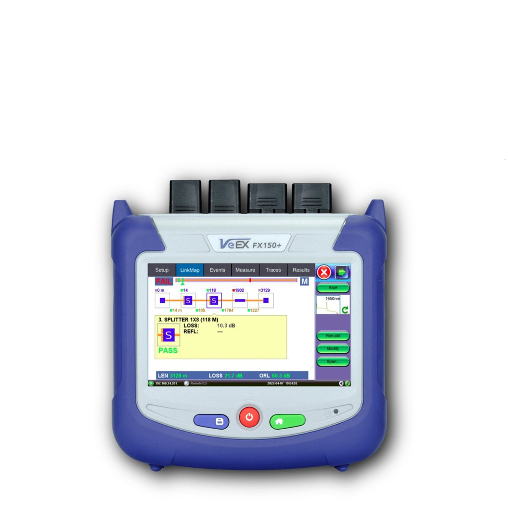 【新品未使用】ANDAIR DAND-01 Xframe Series VeEX | FX150 Dual Wavelength OTDR | #Z06-05-077P — Destiny Solutions