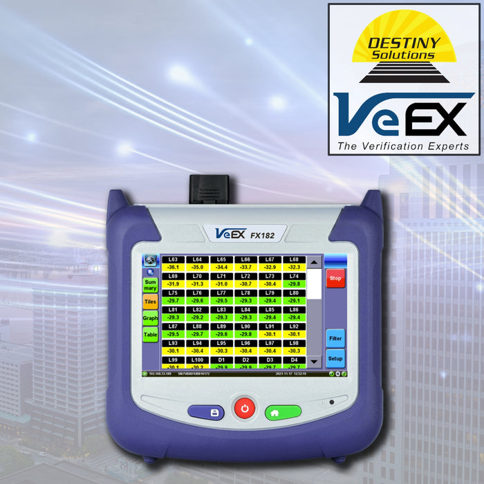 VeEX | FX182 Rugged Optical Channel Checker to Test xWDM Fiber Networks | #Z06-05-052P
