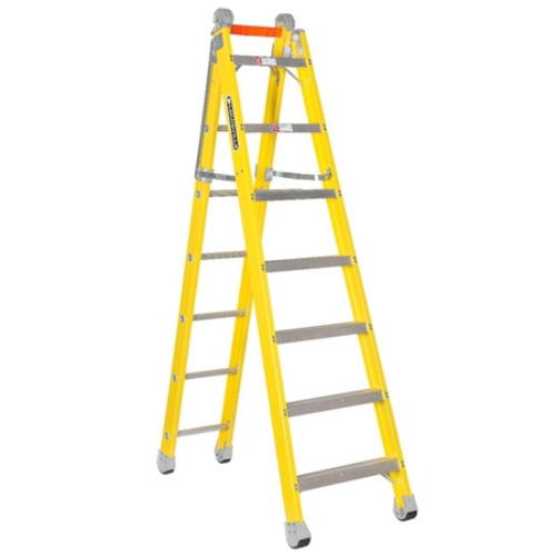LOUISVILLE LADDER | 7 ft. Fiberglass Combination Ladder, Type IAA, 375 lb | #FXC1207