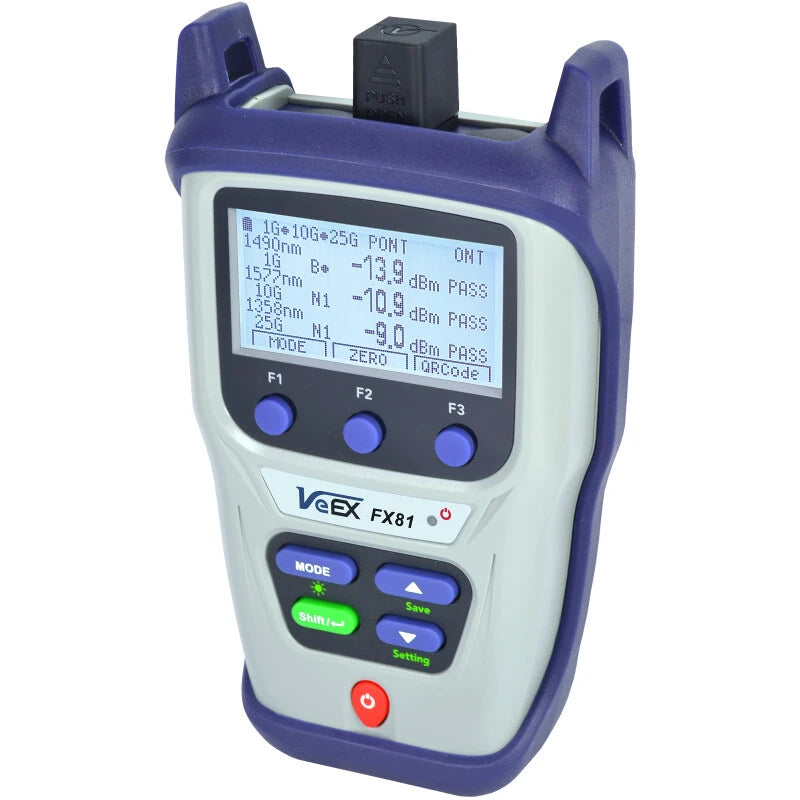 (GOOGLE APPROVED) FX81T-25G Downstream PON Terminated Power Meter, 1G/10G/25G | #Z06-99-280P