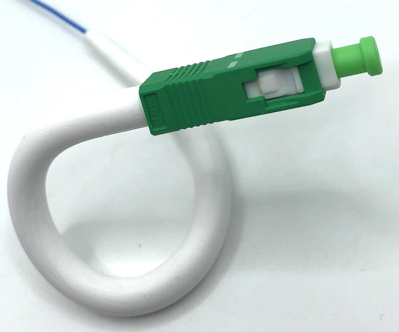 OPTIX | 3X SC 900um Single Mode APC Splice-on Connector (Ten Pack) | #3XSOC-SCA-SM-09-10