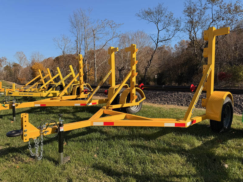 DESTINY SOLUTIONS | Heavy Duty Manual-Adjustable Height Reel Trailer – 5,200 lb Capacity with Fenders | #RTM-5200K-F