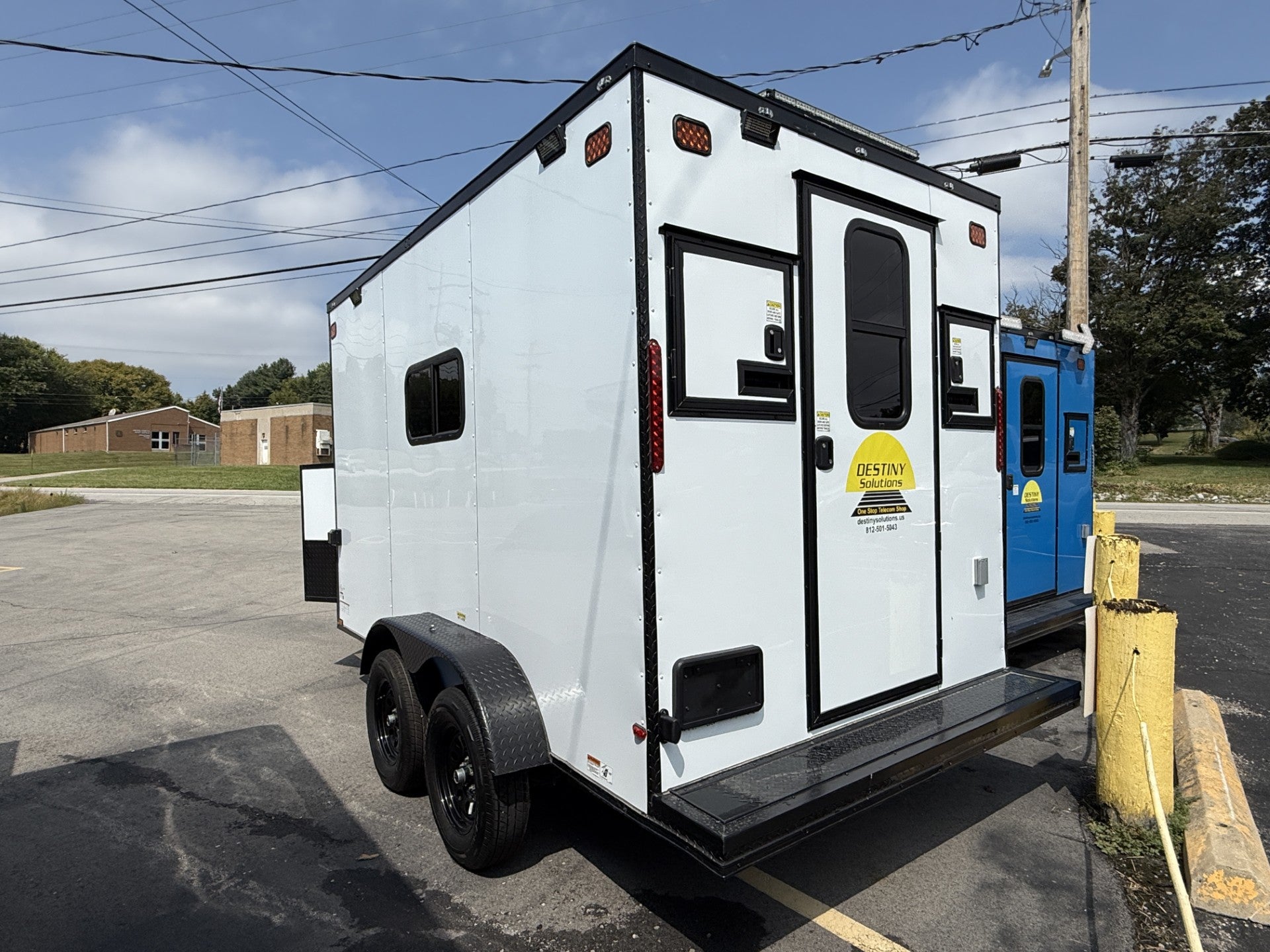 SMG TRAILERS | 7X12 Fiber Splicing Trailer | #FST-7X12 — Destiny Solutions
