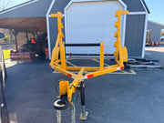 DESTINY SOLUTIONS | Heavy Duty Manual-Adjustable Height Reel Trailer – 5,200 lb Capacity with Fenders, Extra Spool Bar, and Brakes | #RTM-5200K-SFB