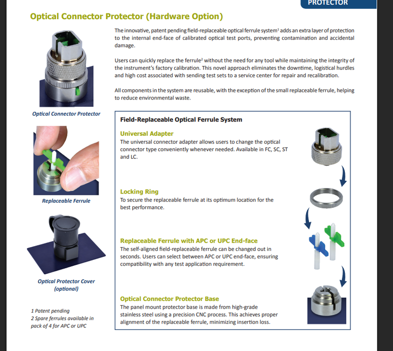 VeEX | FX41xT PON Terminated Power Meter, 1G/10G - 1490/1577nm with VFL | #Z06-99-255P-CON