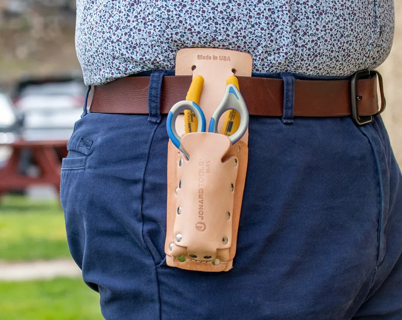 JONARD | Fiber Stripper & Kevlar® Shears Kit, Leather Pouch | #TK-355
