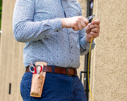 JONARD | Leather Two Pocket Tool Pouch | #H-45