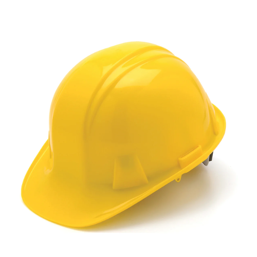 PYRAMEX | SL Series Cap Style Yellow Hardhat with 4-point Snap Lock | #HP14130