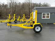 Heavy Duty Manual-Adjustable Height Reel Trailer - 7,000lb Capacity | #RTM-7KFB-Y