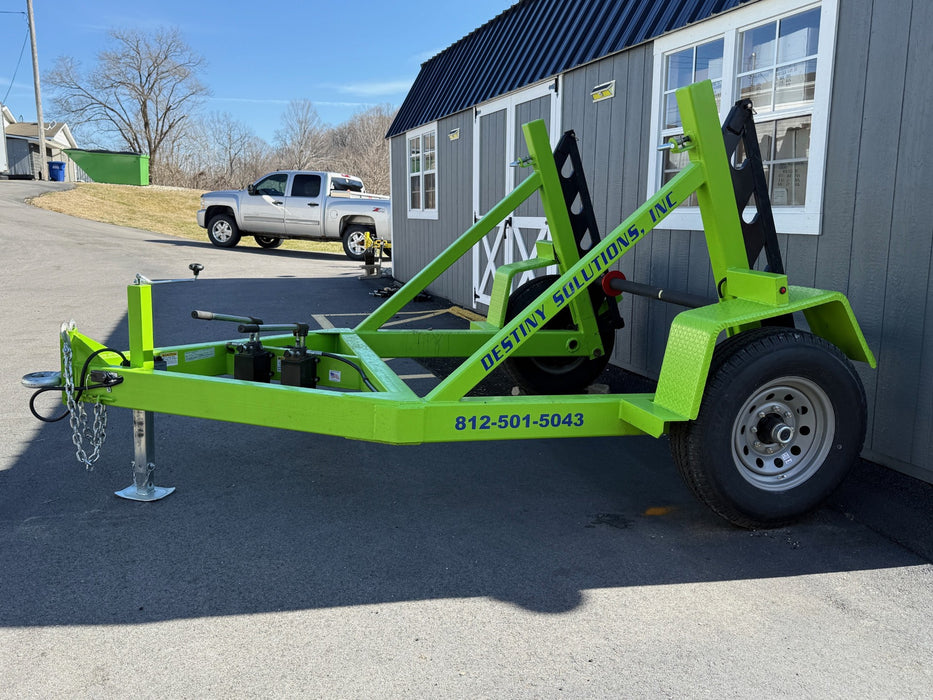 Hydraulic Lift Reel Trailer - 7,000lb Capacity | #RTH7KFBY