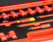 JONARD | Insulated 19 Piece Metric Socket Set | #INSS-19M