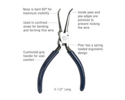 JONARD | Curved Needle Nose Pliers | #JIC-3385