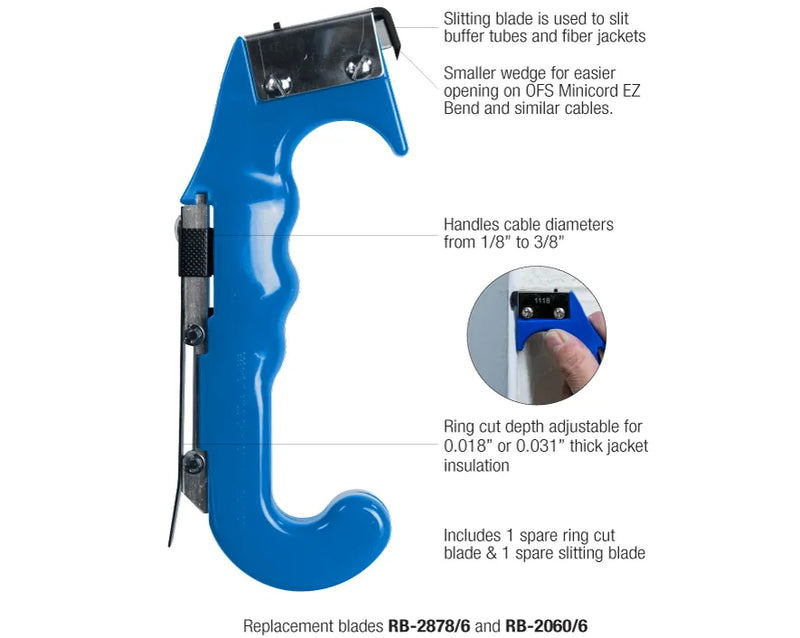 JONARD | Fiber Jacket Slit And Ring Tool | #JIC-4377