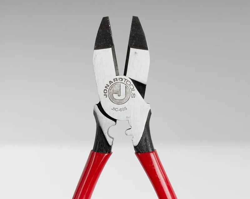JONARD | Lineman's Pliers with Fish Tape Puller & Crimper | #JIC-685