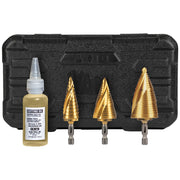 KLEIN TOOLS | Step Bit Kit, Spiral Double-Fluted, VACO, 3-Piece | #25951