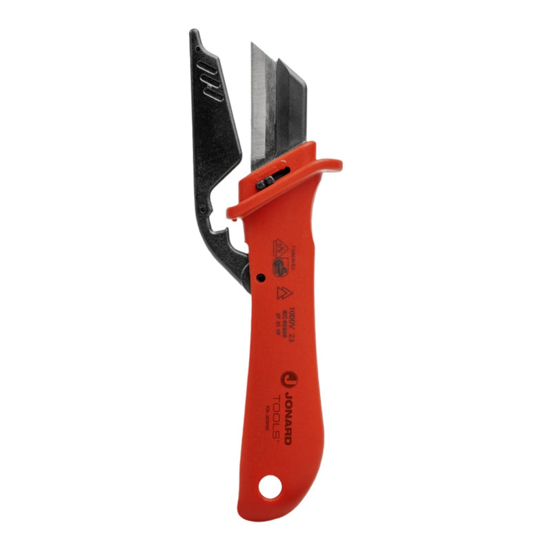 JONARD | Insulated Cable Dismantling Knife with Blade Guard | #KN-300INS