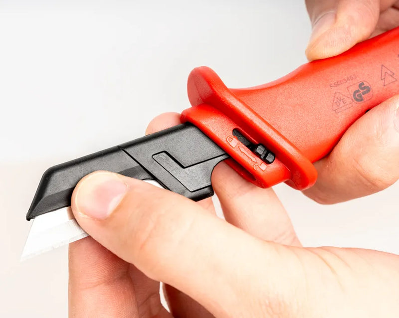 JONARD | Insulated Cable Dismantling Knife with Blade Guard | #KN-300INS