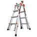 LITTLE GIANT LADDER | Aluminum Velocity Articulating Ladder with Leg Levelers, Type IA, 300lb Load Capacity, Model 17 | #15417-801