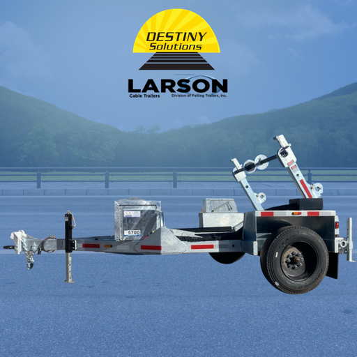 Larson Cable Trailer | No Reel Turning Capability | P/N: 5700G