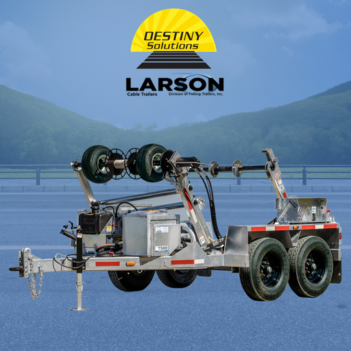 Larson Cable Trailer | 2 Axle | P/N: 7500G
