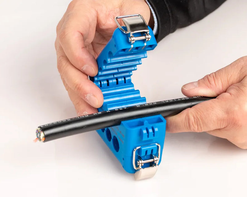 JONARD | Backpack Fiber Optic Mid Span Slit & Ring Tool Kit (1.2 mm-22.6 mm)+ | #TK-107B