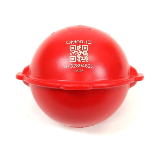 TEMPO | OmniMarker-ID Underground Utility Marker Ball (Red, Power, 169.8*kHz) | #OM09-ID