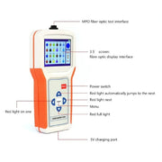 OPTIX AMERICA | Visual fault locator for 24 core MPO fiber | #VFL-MPO24