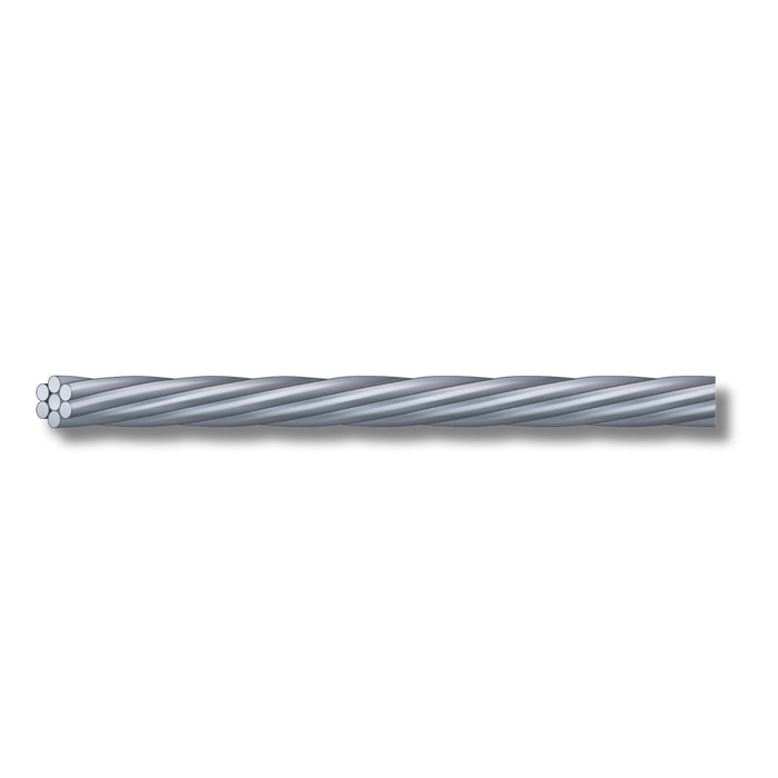 Priority Wire & Cable | 1/4 in 75 STR-EHS CLASS A GALV. RUS APPROVED 1/4 STRAND 1 X 5000' REEL | #1/4-STR-EHS