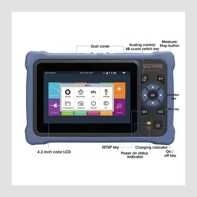 OPTIX | Singlemode OTDR (Wavelength 1310/1550± 20nm) | #WRX3000-D