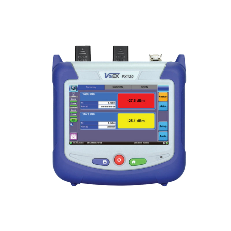 VeEX | FX120T GPON and XG(S)-PON Analyzer (Downstream/Terminated only), 1490/1577nm | #Z06-05-109P