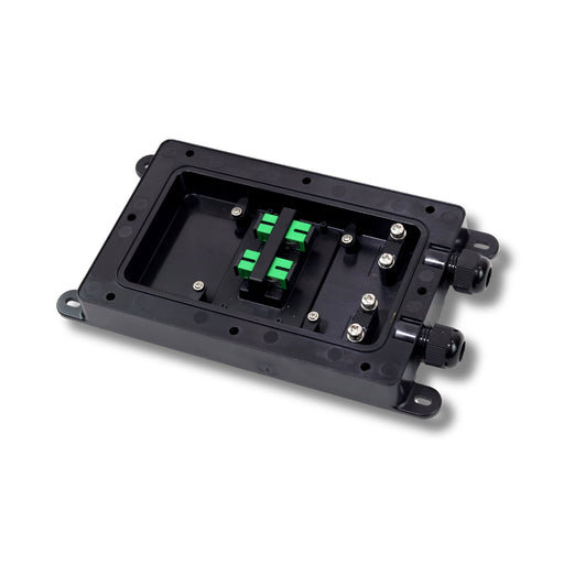 TEMPO | Drop Fiber Enclosure Kit, Two Port Stub With Two SC/APC Bulkheads | #DFE101-BH