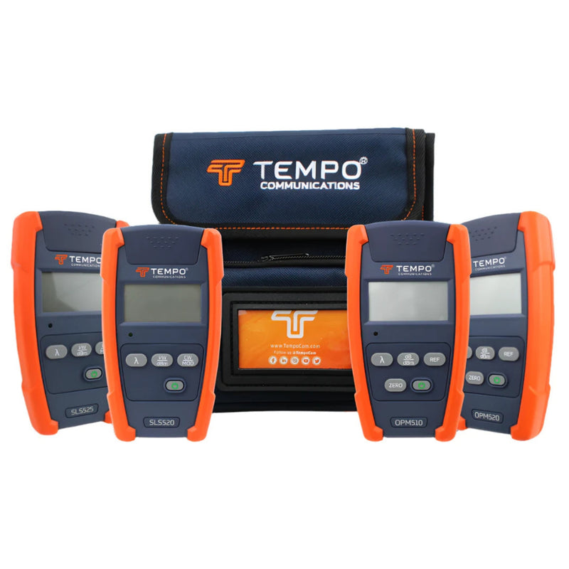 TEMPO | Optical Power Meter & Stabilized Light Source Kits (OPM/SLS) | #SM DUAL KIT / OLTS