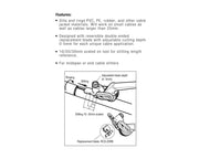 JONARD | Ratcheting Cable Slitter | #RCS-25