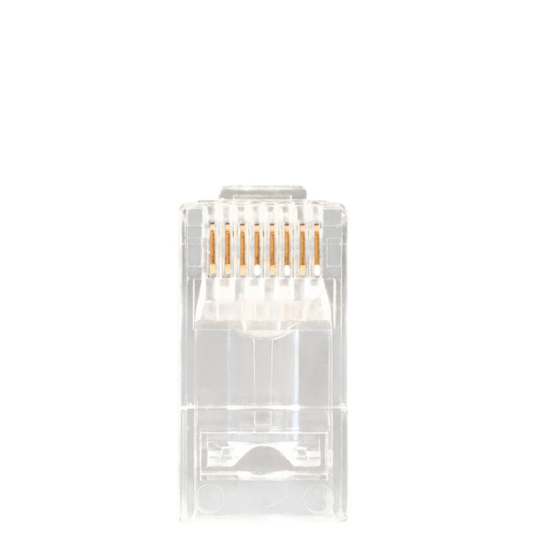 JONARD | Unshielded RJ45 Passthrough Connector for CAT6A Cable, Pack of 100 | #RJ456AUS-100