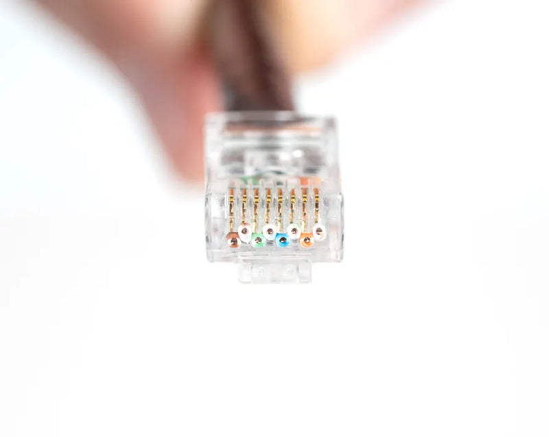 JONARD | Unshielded RJ45 Passthrough Connector for CAT6A Cable, Pack of 100 | #RJ456AUS-100
