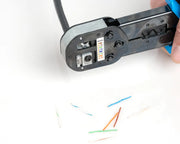 JONARD | Unshielded RJ45 Passthrough Connector for CAT6A Cable, Pack of 100 | #RJ456AUS-100