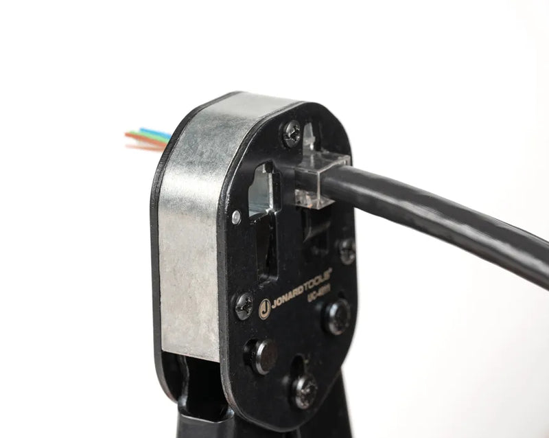 JONARD | Unshielded RJ45 Passthrough Connector for CAT6A Cable, Pack of 100 | #RJ456AUS-100